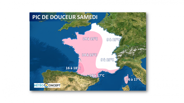 Illustration de l'actualité Pic de douceur samedi