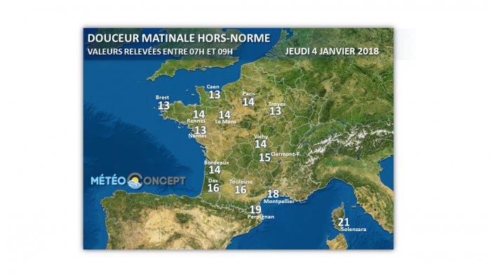 Illustration de l'actualité Douceur hors-norme ce jeudi matin