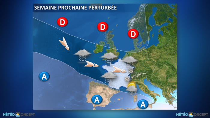 Illustration de l'actualité Vers une semaine prochaine très perturbée...