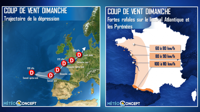 Illustration de l'actualité COUP DE VENT DIMANCHE SUR L'OUEST...