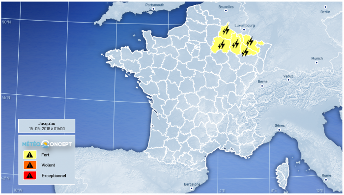 Illustration de l'actualité Orages en Champagne ce soir