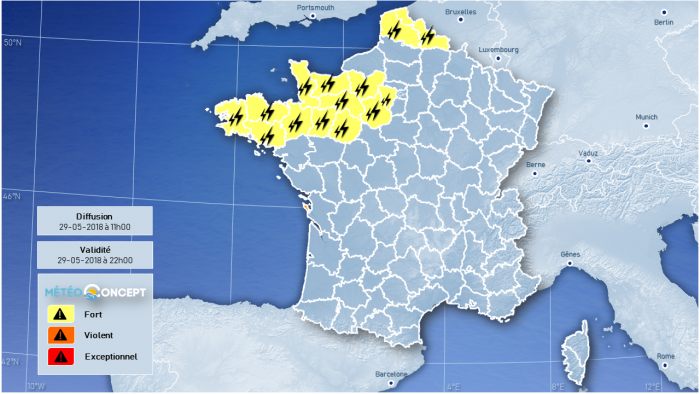 Illustration de l'actualité Nouveaux orages dans le nord-ouest