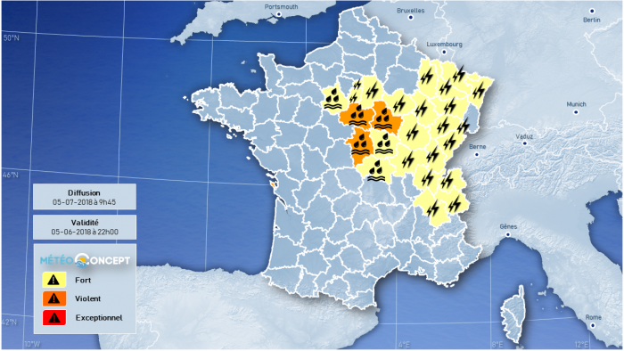 Illustration de l'actualité Pluies et forts orages