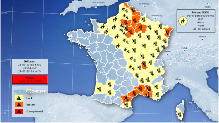 Illustration de l'actualité Canicule et orages !