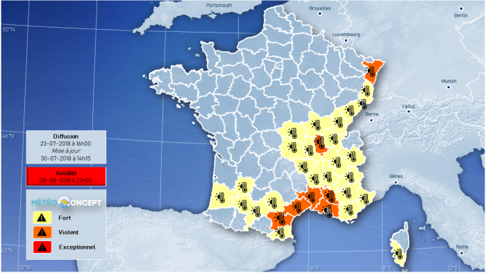 Illustration de l'actualité Poursuite de la canicule