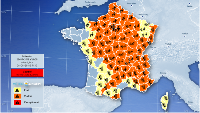 Illustration de l'actualité Les orages chassent la canicule !