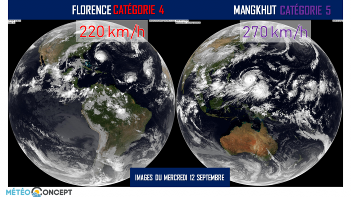 Illustration de l'actualité FLORENCE ET MANGKHUT : LE DANGER APPROCHE !