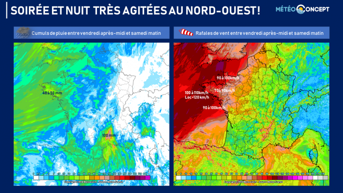 Illustration de l'actualité Attention aux intempéries dans le nord-ouest!