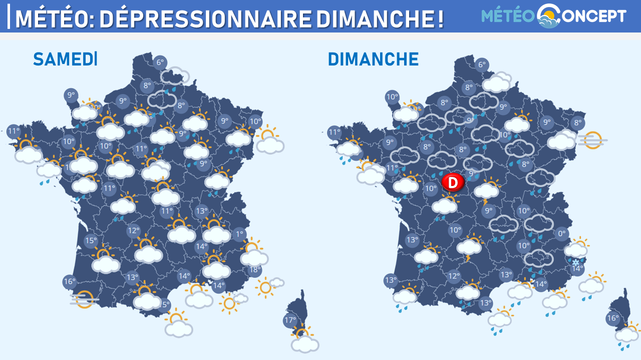 Illustration de l'actualité Le temps de votre week-end