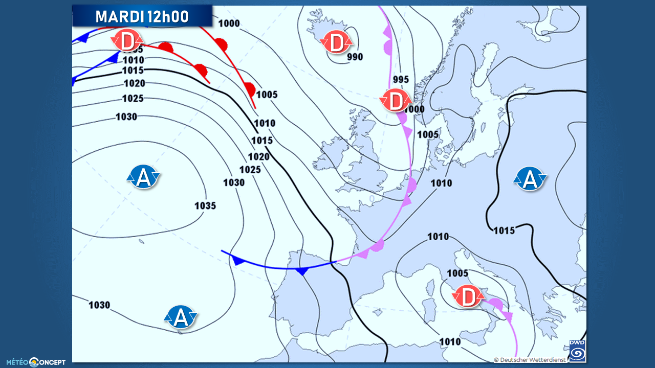 Illustration de l'actualité Conditions agitées en mer sur l'ouest...