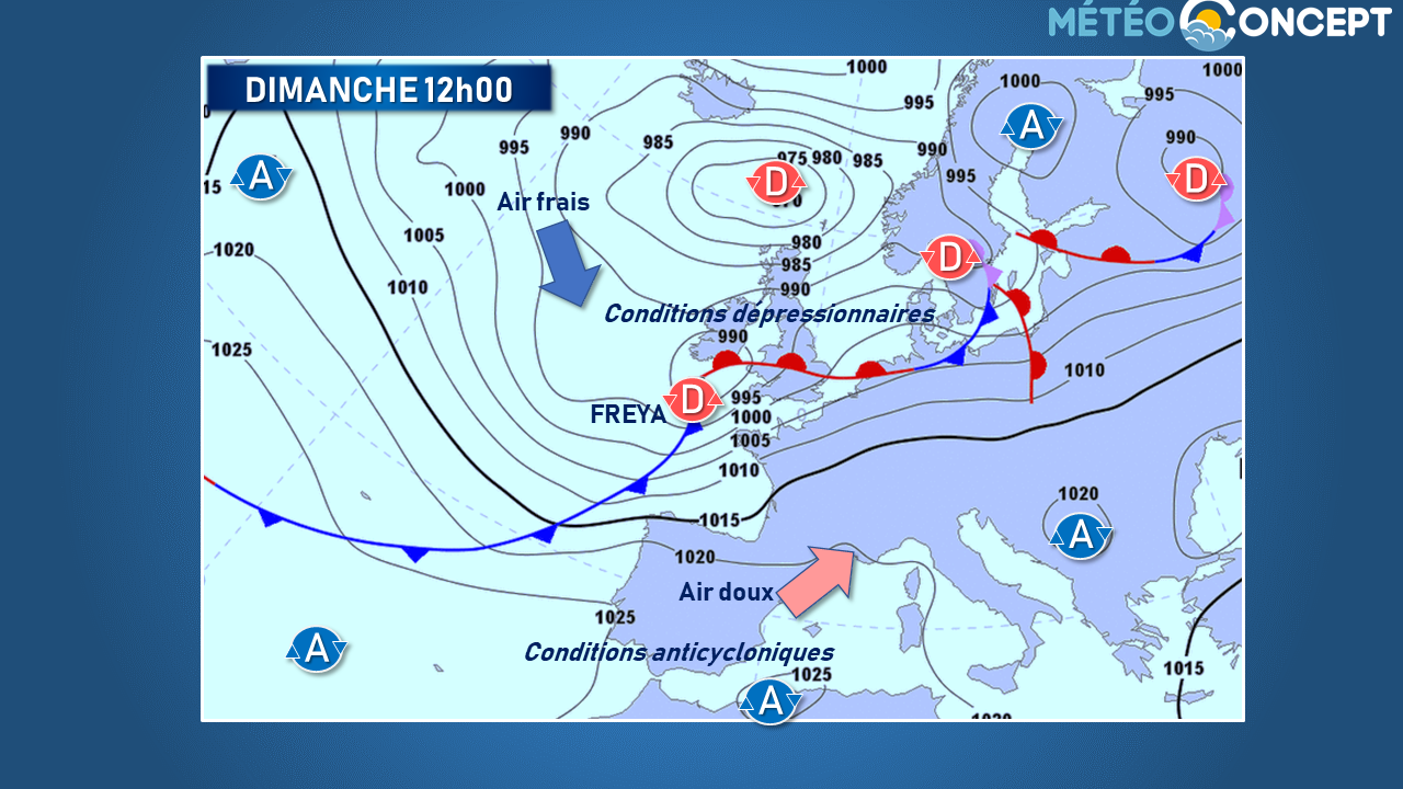 Illustration de l'actualité Vent fort et mer forte entre dimanche et lundi au nord-ouest