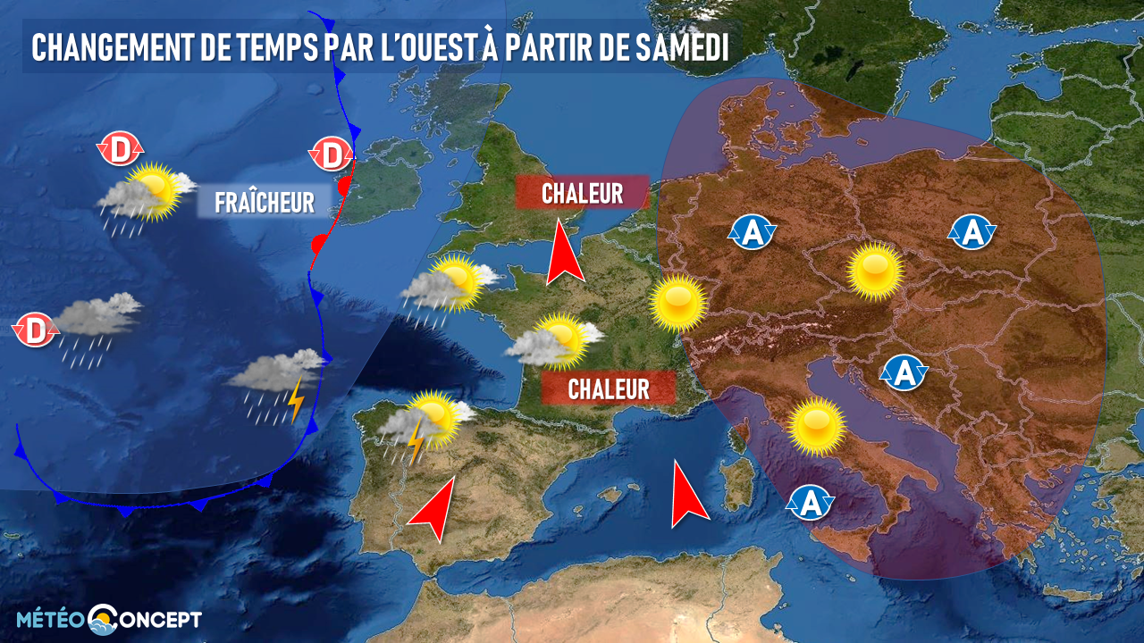 Illustration de l'actualité Vers un temps perturbé entre samedi et dimanche