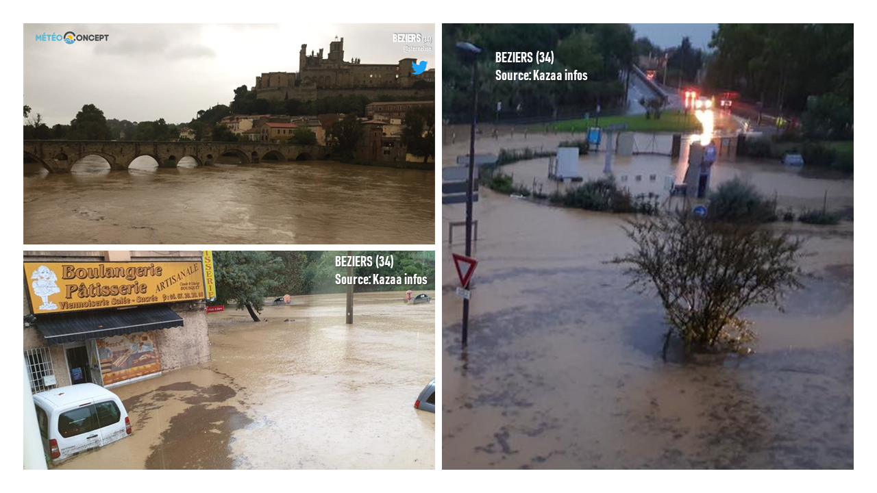 Illustration de l'actualité Béziers sous les eaux