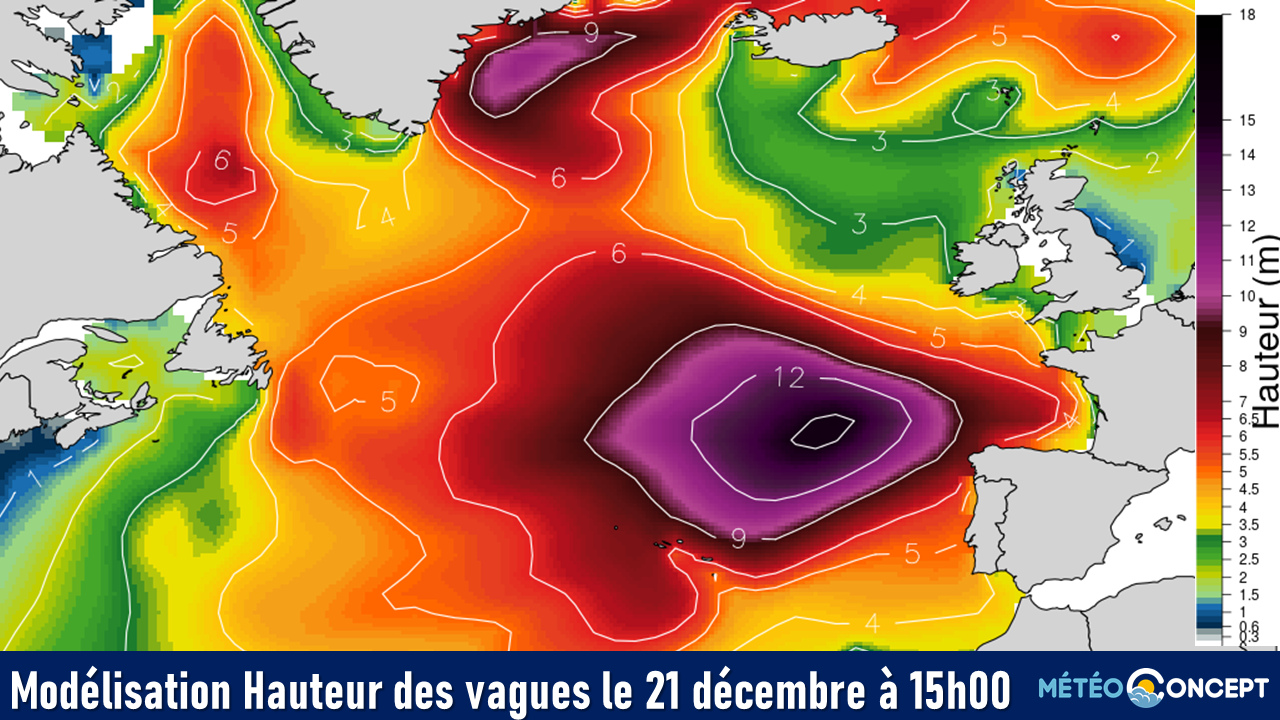 Illustration de l'actualité Une houle énorme attendue dans le Golfe de Gascogne dimanche !