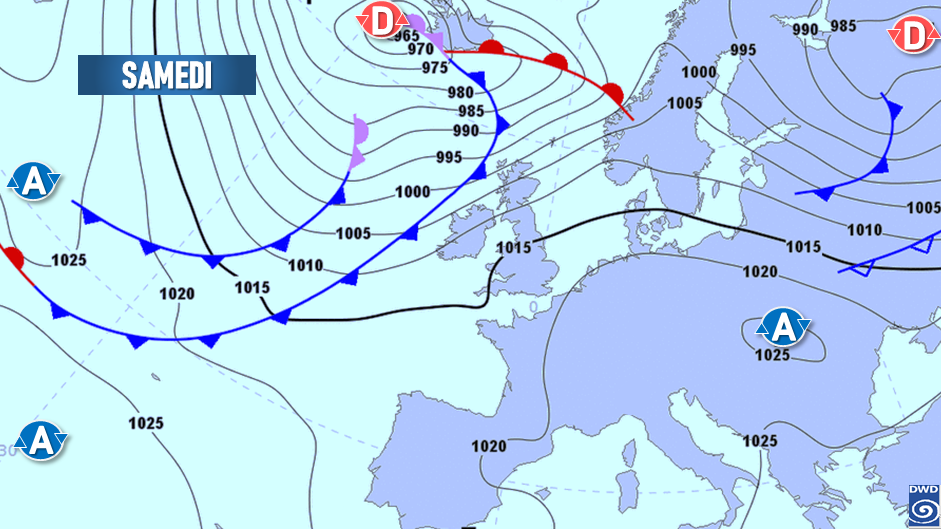 Illustration de l'actualité Vers un temps agité au nord et plus serein au sud ces prochains jours