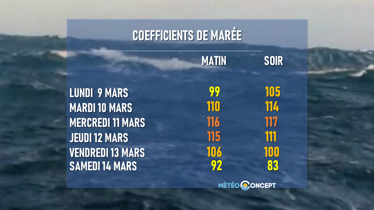 Illustration de l'actualité Retour de très grandes marées cette semaine