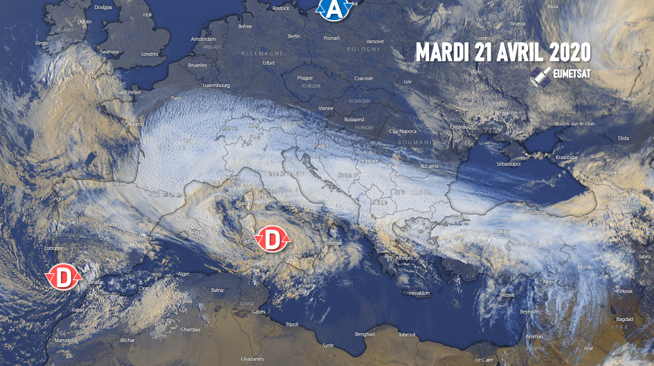 Illustration de l'actualité Une belle image satellite