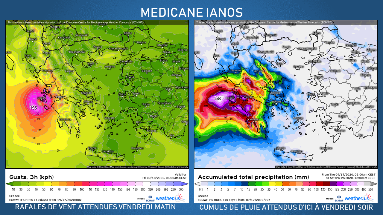 Illustration de l'actualité Un \"medicane\" baptisé Ianos va frapper la Grèce ce vendredi 18 septembre