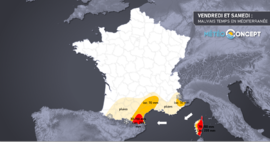 Illustration de l'actualité Vendredi et samedi : mauvais temps en Méditerranée