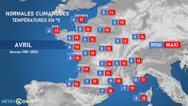 Illustration de l'actualité Quelles sont les normales saisonnières du mois d'avril ?