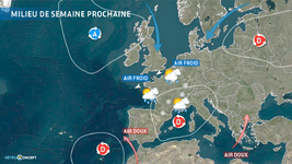 Illustration de l'actualité Retour de la fraîcheur la semaine prochaine avec des giboulées